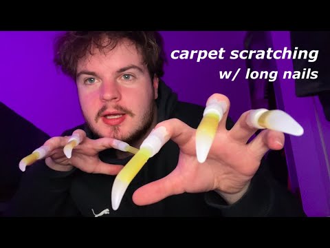 Lofi Fast & Aggressive ASMR Build Up, Carpet Scratching w/ long nails