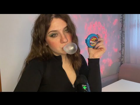 ASMR | Bubblegum ❤️ ( Gum Chewing ,Bubble Blowing/ Popping & Mouth Sounds)❤️👄
