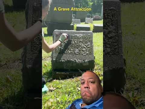 Graveyard Headstone Cleaning 🧹