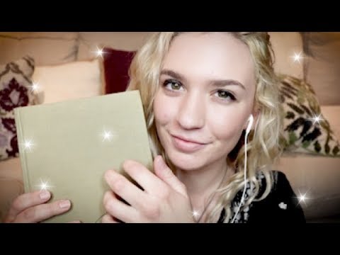 ASMR ~ Book tapping, page turning, and reading ~