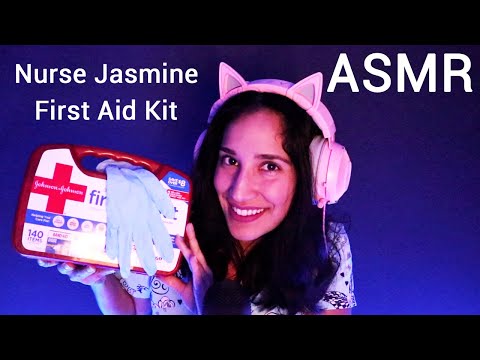 ASMR Nurse Jasmine | First Aid Kit | Intense Crinkles | Gloves | Soft Spoken | Relax