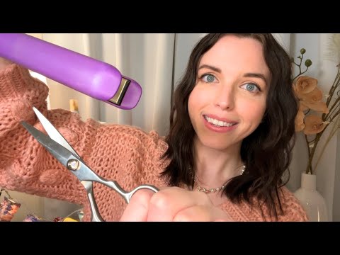 ASMR Relaxing Shampoo, Haircut & Straightening 💈 | Soft Spoken Roleplay, TINGLY Layered Sounds