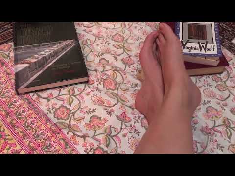 ASMR barefeet whispering poetry to you
