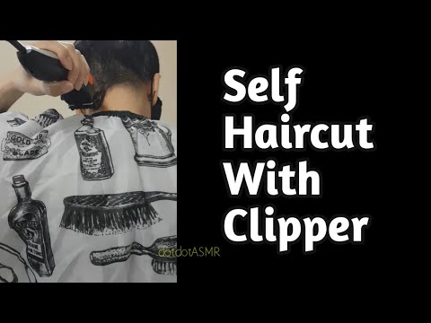 #shorts Back Haircut With Clipper | ASMR Sounds