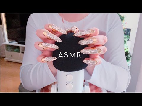 ASMR for Sleep/Relaxation [Fake Nails, Mic Scratching, Personal Attention] | NO TALKING