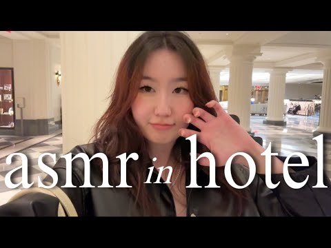 asmr in a FANCY HOTEL 🤩✨ lofi asmr in public, heel clacking, tapping around +