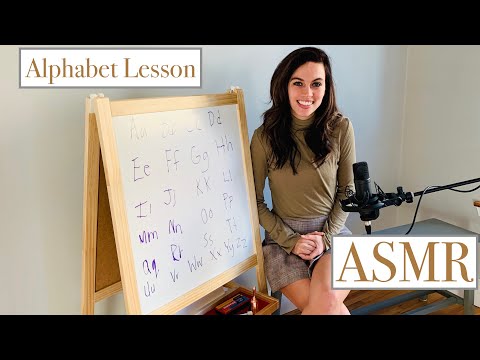 [ASMR] Alphabet Lesson -Teacher Roleplay