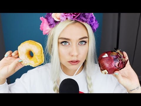 ASMR Reading Comments, unusual Triggers and Eating/mouth sounds