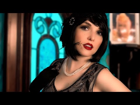 ASMR 1920's Flapper FLIRTS with You roleplay || soft spoken personal attention f4a