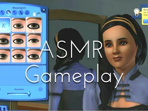 ASMR 🎮 Gameplay The Sims 3 / Whisper - sussurros e um pouco de sons com a boca