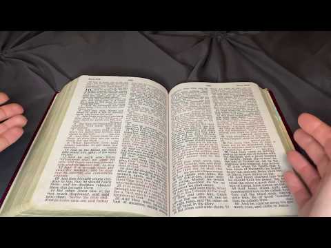 ASMR Whispering Mark 9 and 10 | Christian ASMR Bible Reading