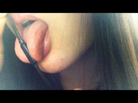 ASMR l 😈Aggressively Fast Mic Licking and Gum Chewing