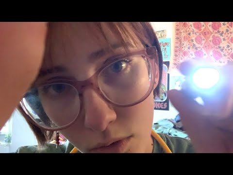 ASMR// Annual Checkup// Doctor Roleplay+ Tapping+ Writing+ light triggers+ face touching