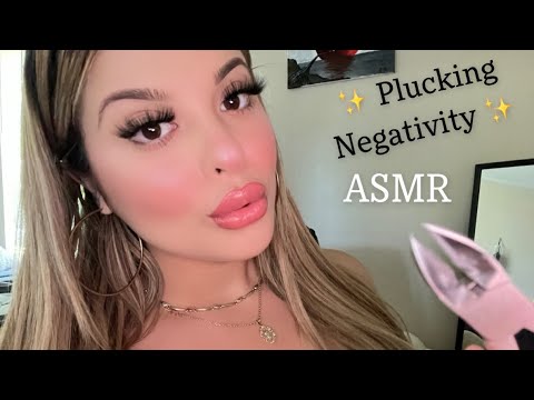 ASMR removing negative energy [very relaxing]