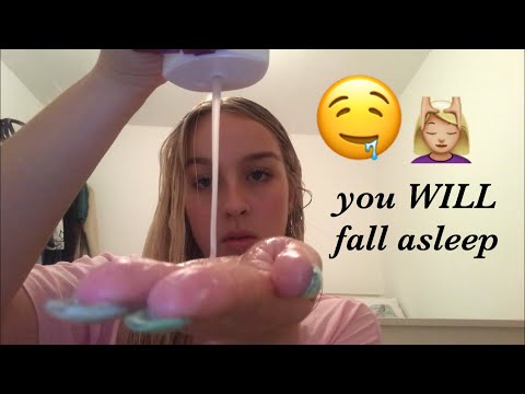 ASMR 😱EXTREME😱 Soapy Tingles (Hair Washing, Gum Chewing)