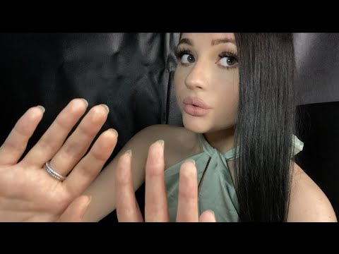 ASMR| REPEATING PAT PAT PAT- WITH FACE BRUSHING, INAUDIBLE WHISPERS, & MORE (LIGHT GUM CHEWING)