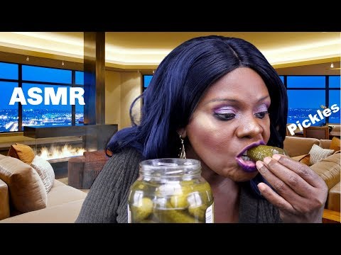 Soft Crunch Pickles ASMR The Chew Eating Sounds