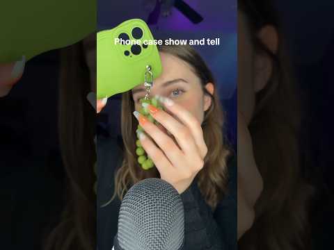 Phone case show and tell #asmr #shortsvideo #shorts