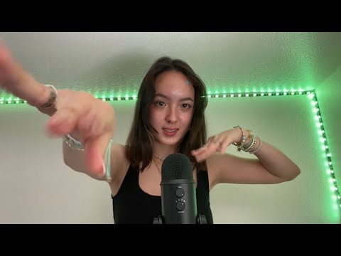ASMR - INVISIBLE TRIGGERS!!! (mic brushing/rubbing, stroking your face, Visual ASMR, mouth sounds