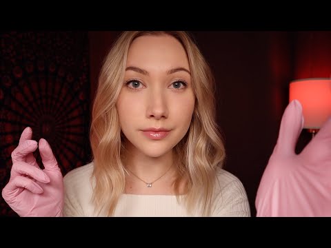 ASMR Face Attention w/ Gloves & Light Triggers