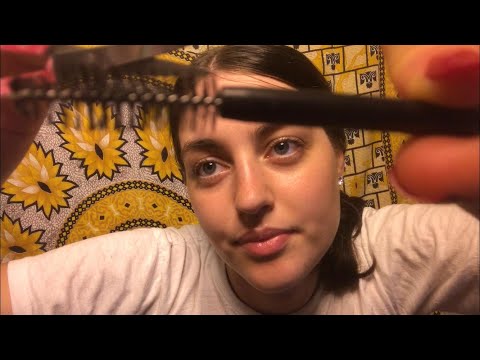 ASMR | Friend does your eyebrows| Personal Attention ✨✨