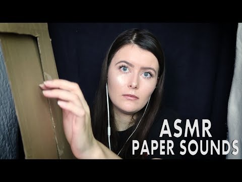 ASMR Paper Triggers (cardboard, textured paper, tissues) NO TALKING | Chloë Jeanne ASMR