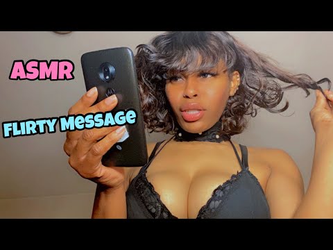 ASMR| POV Flirty Girl Text message You flirty message W/Chewing Gum