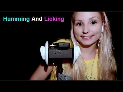 Humming And Licking Your Ears ASMR