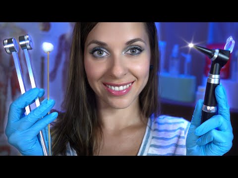 ASMR 💤 Sleep, Earwax,  Ear Cleaning, Exam, Otoscope, Tuning Fork, Whisper, Personal Attention