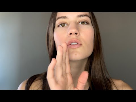 ASMR Lofi Shushing and Face Touching ("it's okay")