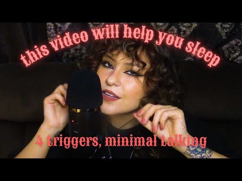 [asmr] THIS VIDEO WILL HELP YOU SLEEP! *4 triggers, minimal talking*(mascara wands, water beads)