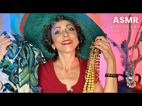 ASMR Roleplay BAZAR sulla SPIAGGIA [REALISTICO]