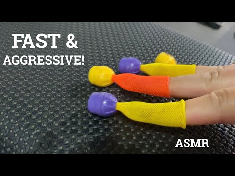 ASMR - Fast & aggressive magnet fingers! Tapping | scratching | build up camera tapping ✨