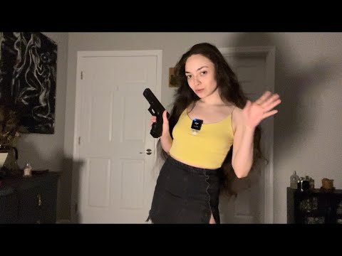 ASMR Glock 17 9mm Pistol Sounds For Deep Sleep & Relaxation w/ Whispering and Tapping