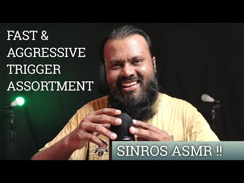 Fast & Aggressive ASMR Trigger Assortment (Mouth Sounds, Tapping, Hand Sounds, Gripping & More)