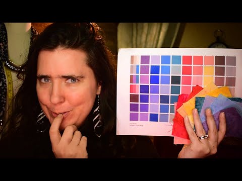ASMR Color Analysis to Help You Select a Wardrobe (Role Play)