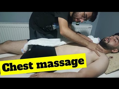 ASMR Chest leg massage relaxing massage sleep massage amazing massage