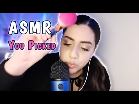 ASMR MY SUBSCRIBERS PICK MY TRIGGER | Mouth Sounds, Unitelligible Whispering, Brushing & more