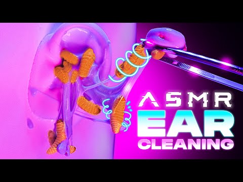 WEIRD EAR CLEANING ASMR | Removing Larva | Unique Triggers, Tingles & Satisfying Visuals!