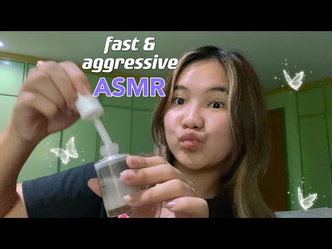 ASMR | FAST AND AGGRESSIVE TRIGGERS AND MOUTH SOUNDS