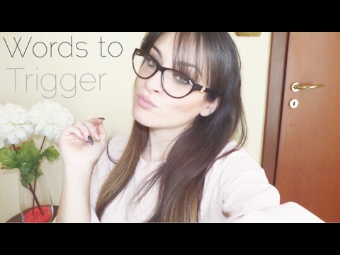 Words to Trigger ASMR From English to Italian|Sleep Words|Whispering for Sleep and RELAXATION