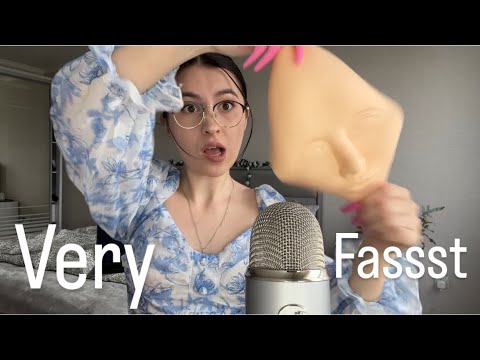 FAST & AGGRESSIVE ASMR WITH RANDOM TRIGGERS | NO TALKING | NOT FOR SENZITIVE EAR 🚫