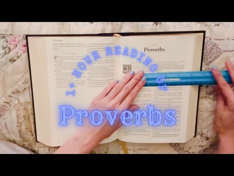 ASMR~ Soft Spoken Reading from the Entire Book of Proverbs {Bible Series}
