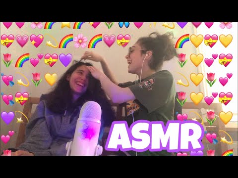 ASMR| BRUSHING MY FRIEND’S HAIR AND FACE (CHIT-CHAT) 💘✨