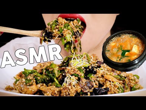 ASMR Cockle Bibimbap+Soybean Paste Stew 꼬막비빔밥+된장찌개 먹방
