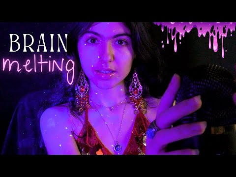 ASMR || melting AWAY your stress (brain massage, shaving cream, latex gloves)
