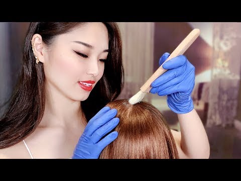 [ASMR] Sleep Inducing Hair Treatment