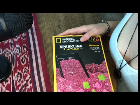 [ASMR] 🧠 Brain melting MOVING SAND {cutting sounds, gloves, lots of tingles}