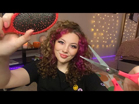ASMR Best Friend Does Your Hair At Our Sleepover 💇‍♀️ (roleplay) pt2