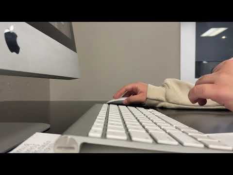 *asmr* while I’m at school (keyboard typing/mouse clicking) ⌨️💓 {very silent}
